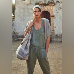 NWT Anthropologie Cloth + Stone Jumpsuit
